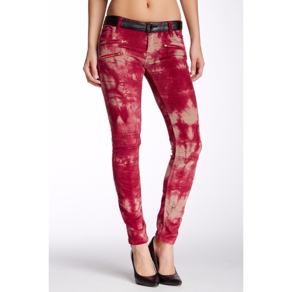 Etienne Marcel Corduroy Tie Dye Skinny Jean